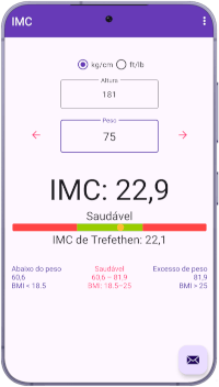 ÍMC Índice de massa corporal Android